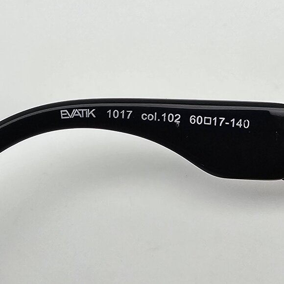 Evatik 1017 Col. 102 Gunmetal Sunglasses FRAME ONLY 60-17-140 - Picture 7 of 13